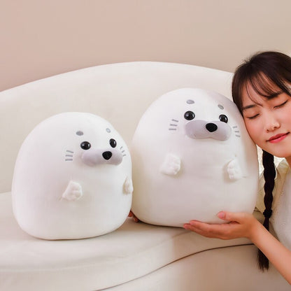 Cuddly Soft Blue Baby Seal Toy