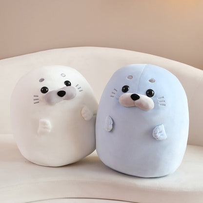 Cuddly Soft Blue Baby Seal Toy