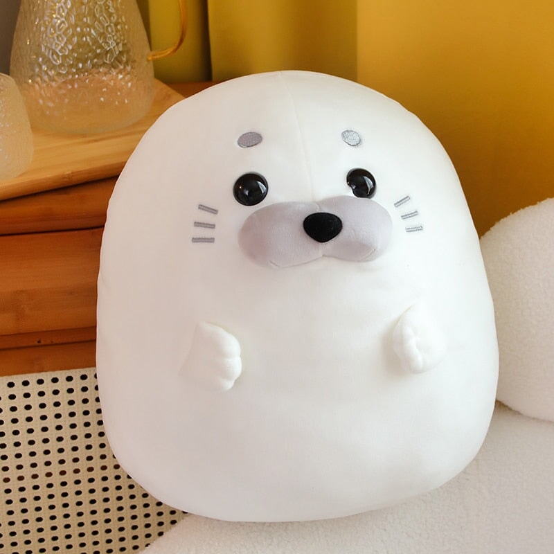 Cuddly Soft Blue Baby Seal Toy