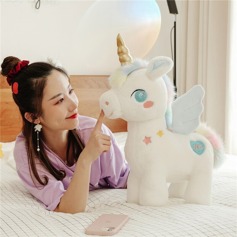 Cute Pastel Unicorn Soft Toy