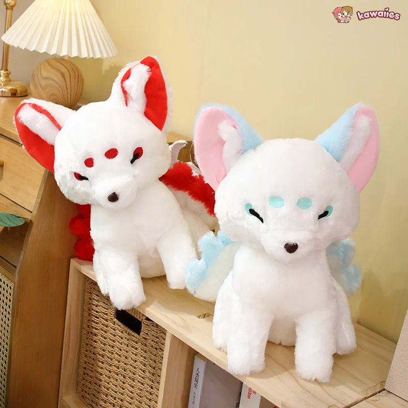 Cute White Fox Kawaii Plush Toy