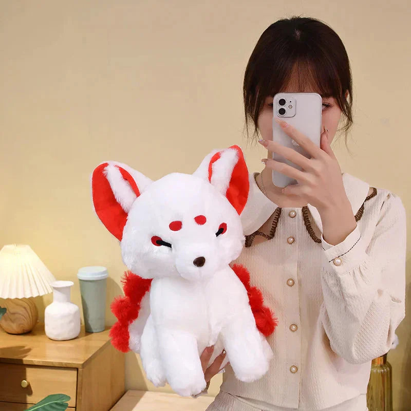 Cute White Fox Kawaii Plush Toy