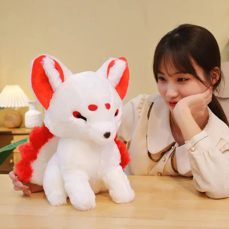 Cute White Fox Kawaii Plush Toy