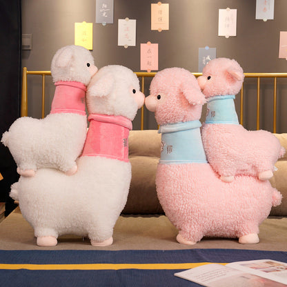 Soft Pastel Alpaca Teddy Plush Toy - Fesara