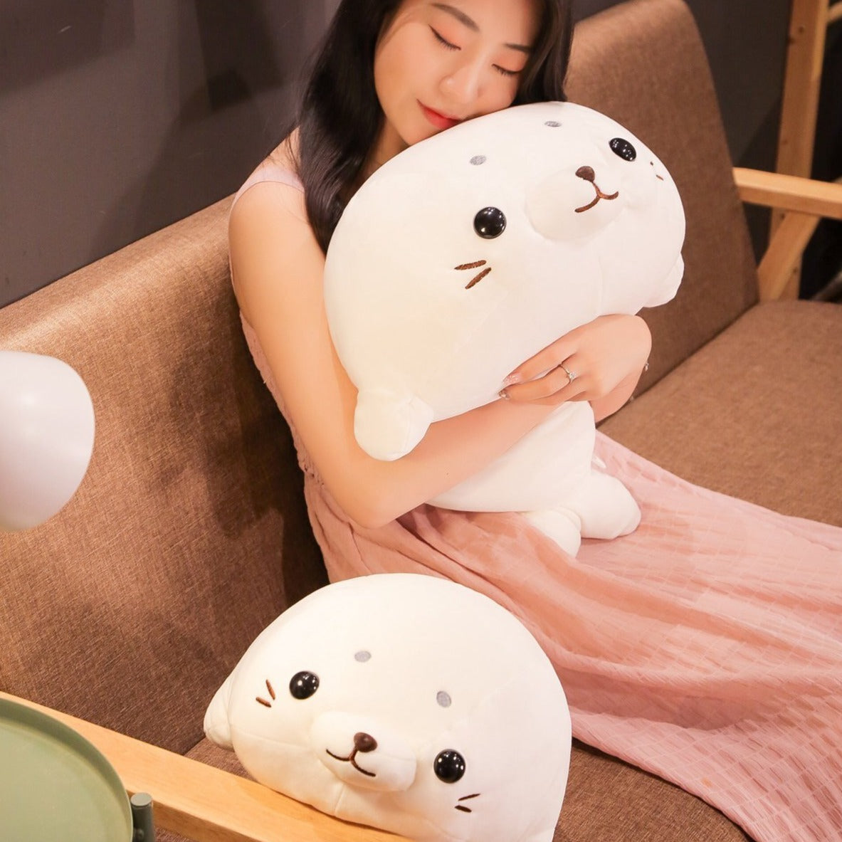 Cuddly White Teddy Plush Toys - Fesara