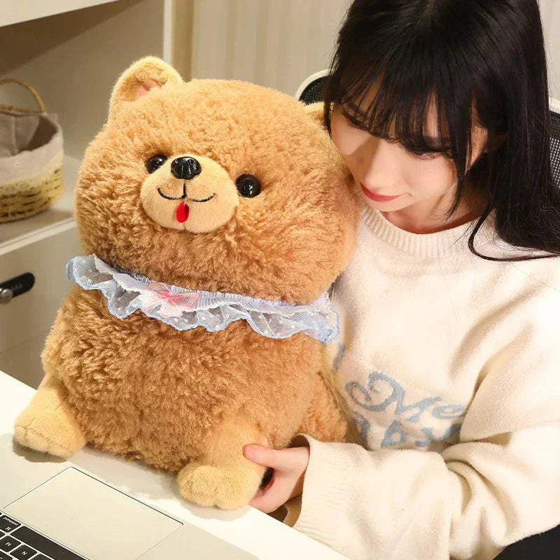 Cute Pomeranian Dog Soft Toy Plushies
