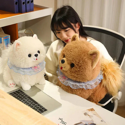Cute Pomeranian Dog Soft Toy Plushies