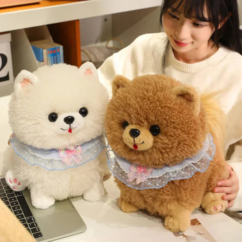 Cute Pomeranian Dog Soft Toy Plushies - Fesara