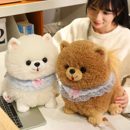Cute Pomeranian Dog Soft Toy Plushies - Fesara