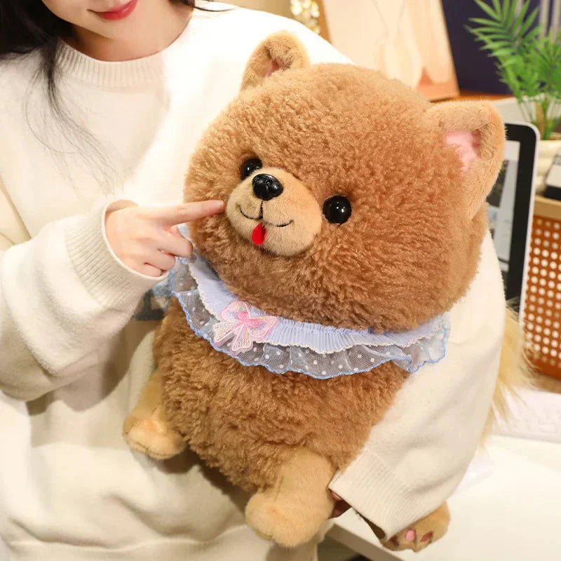 Cute Pomeranian Dog Soft Toy Plushies