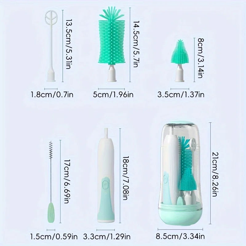 Essential 6in1 Baby Bottle Brush Cleaner