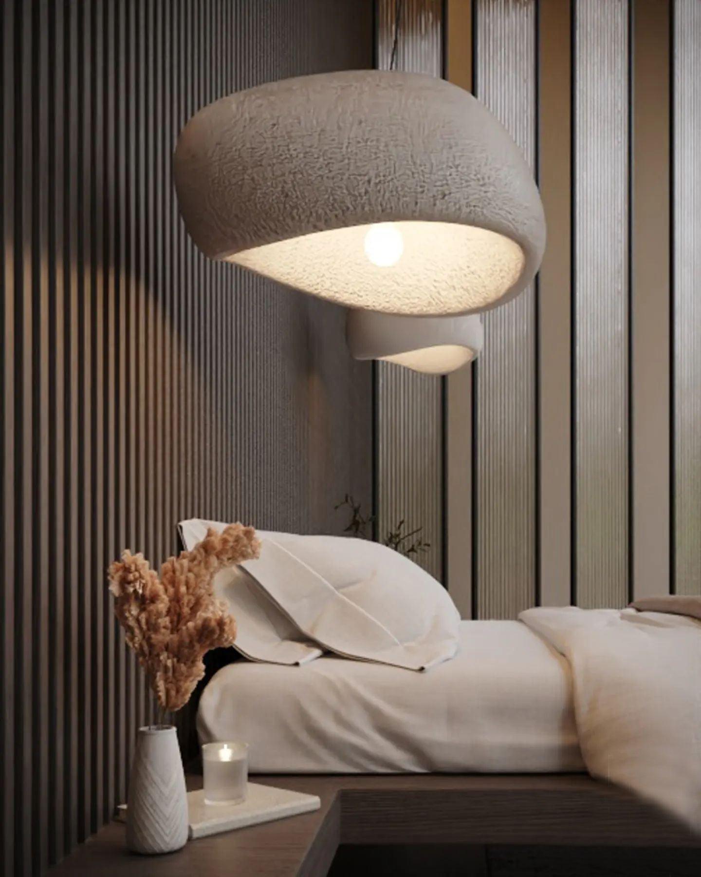 Simple Sleek Glass Pendant Light Fixture