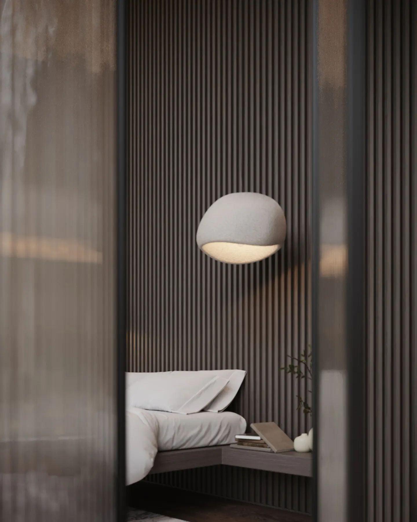 Simple Sleek Glass Pendant Light Fixture