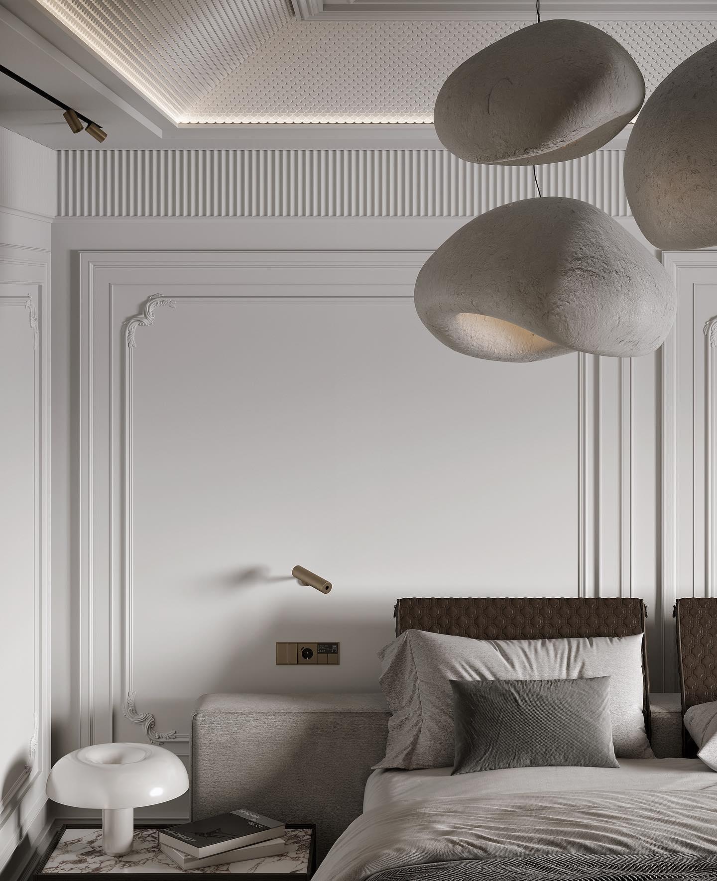 Simple Sleek Glass Pendant Light Fixture