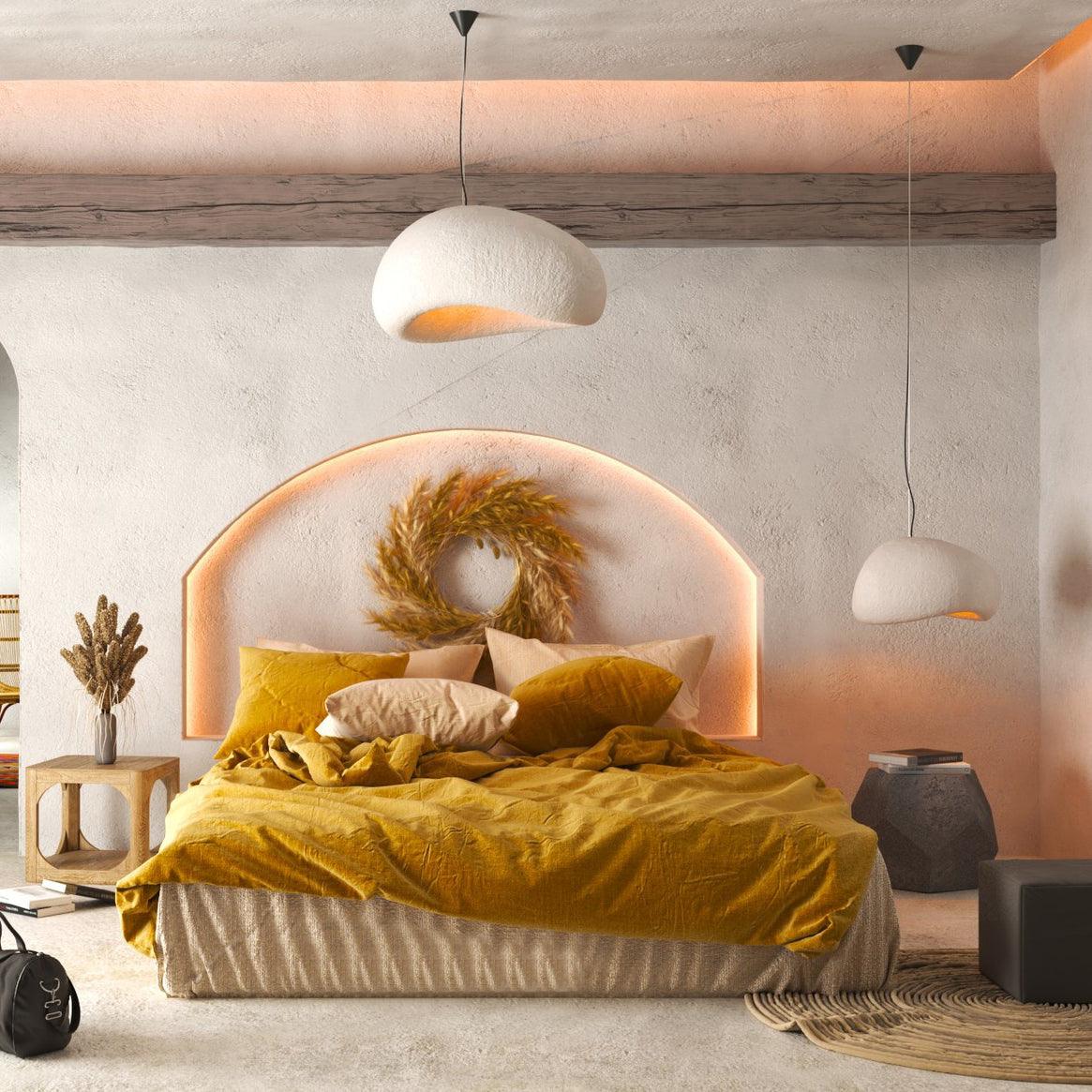 Classic Red Glass Pendant Lamp