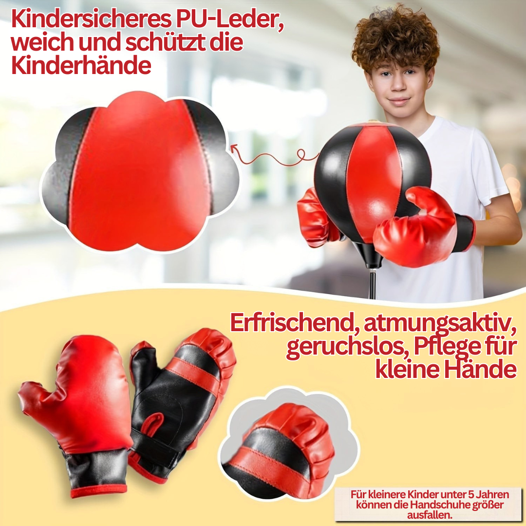 Kids Boxing Set with Punching Bag and Gloves