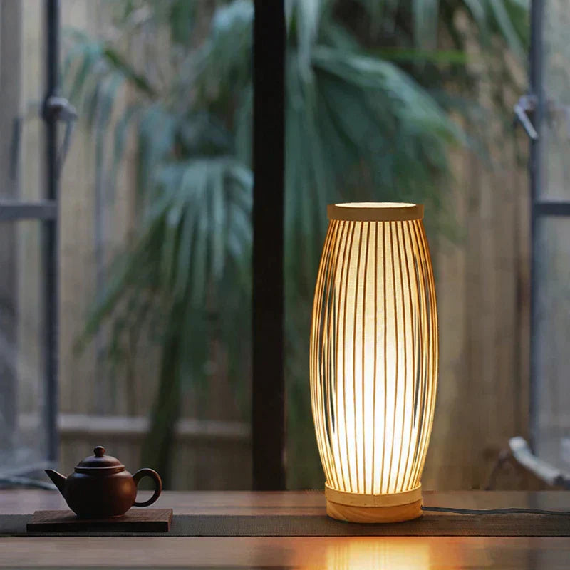 Traditional Asian Desk Lamp - Fesara