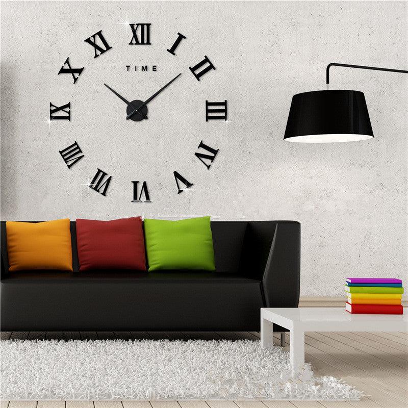 Minimalist White Wooden Wall Clock