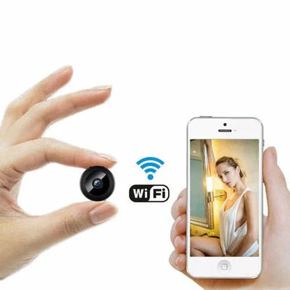 Compact Wi-Fi Home Surveillance Camera Motion Alert System