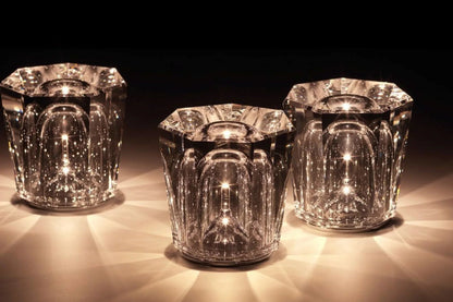 Luxury Crystal Desk Lamp with USB Rechargeable Light