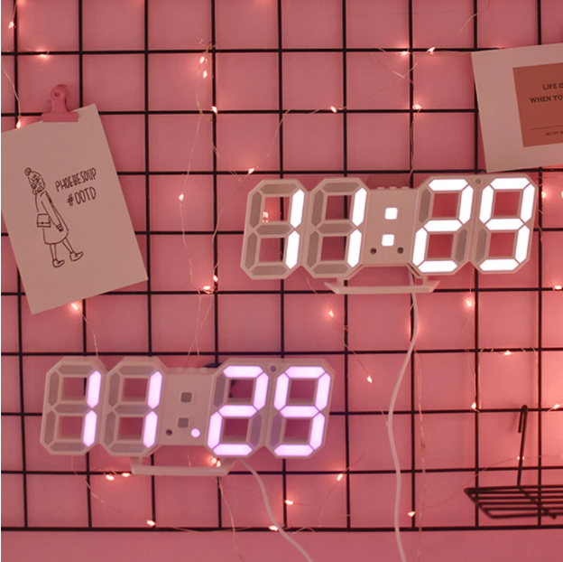 Smart 3D LED Alarm Clock