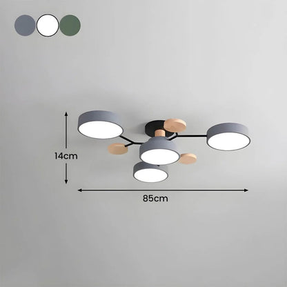 Sleek LED Ceiling Fixture Home Lighting
