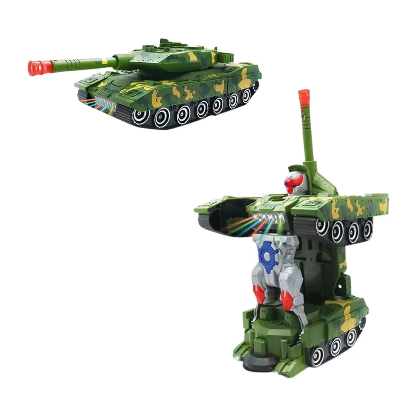 Fun LED Music Toy Car Tank