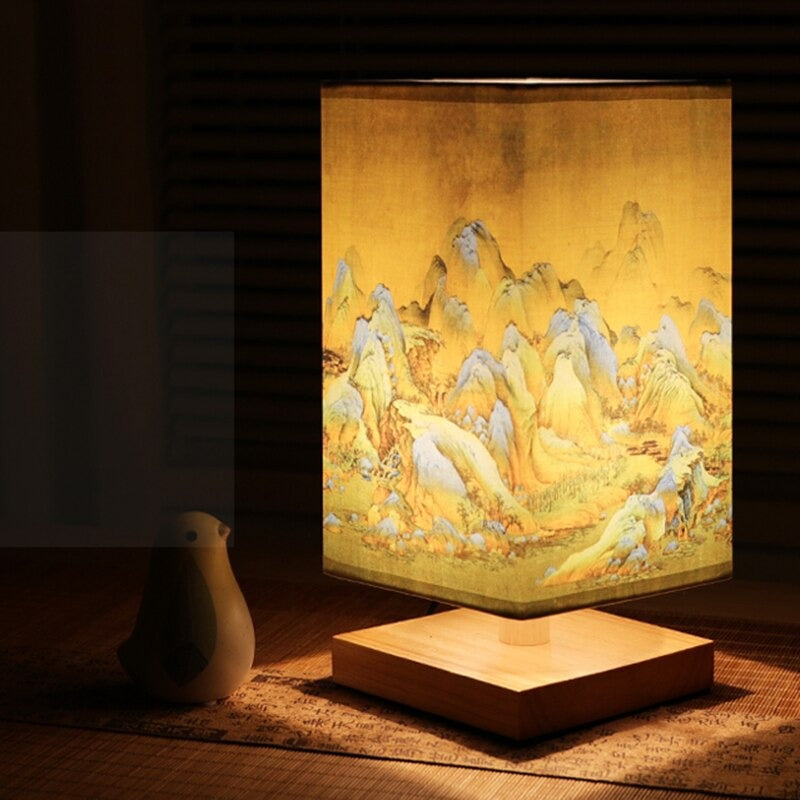 Traditional Japanese Style Table Lamp