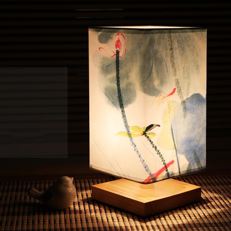 Traditional Japanese Style Table Lamp