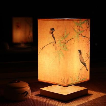 Traditional Japanese Style Table Lamp