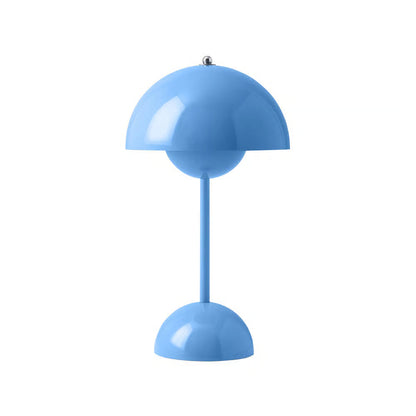 Contemporary Round Cordless LED Desk Lamp