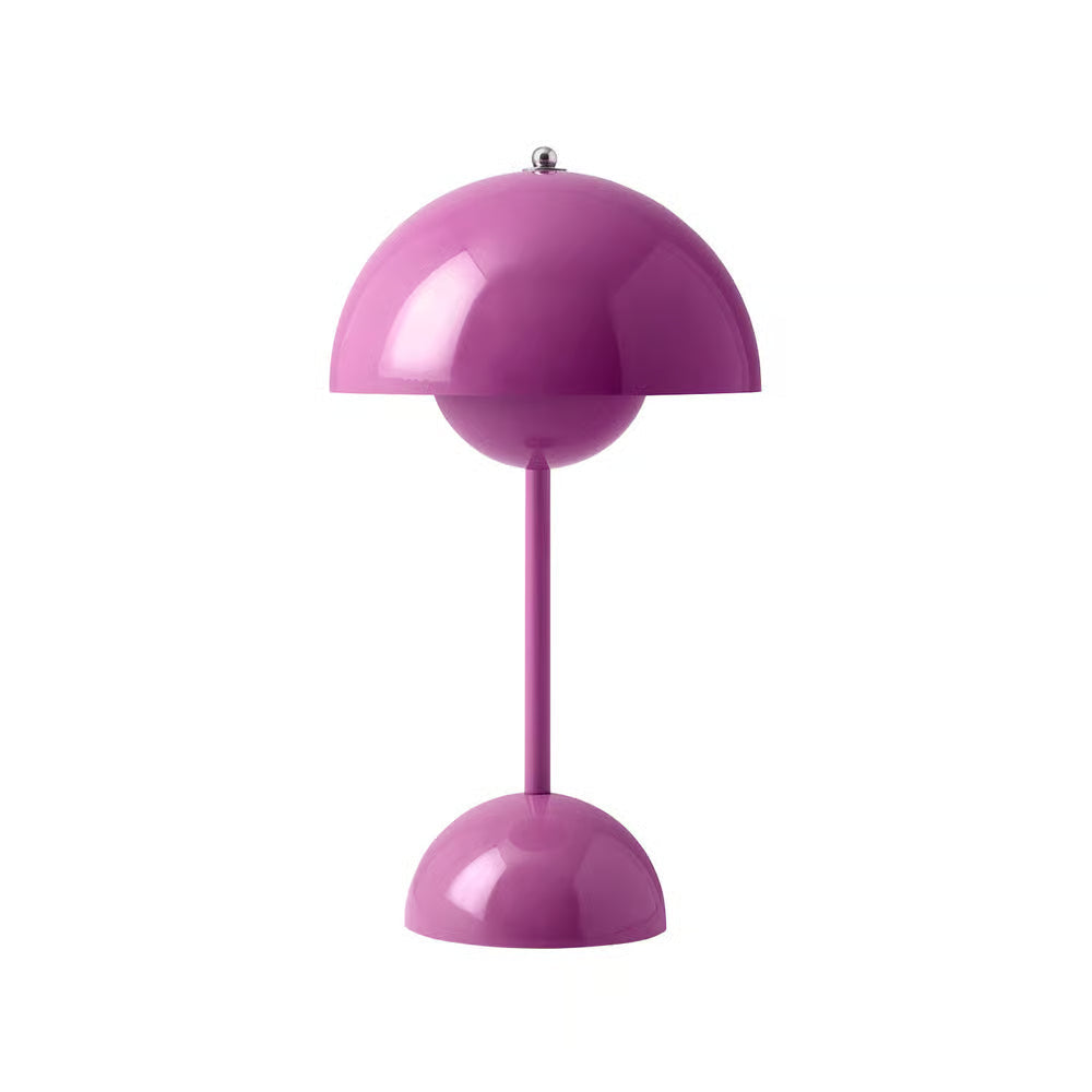 Contemporary Round Cordless LED Desk Lamp
