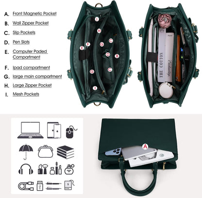 Professional Women's Office Laptop Handbag
