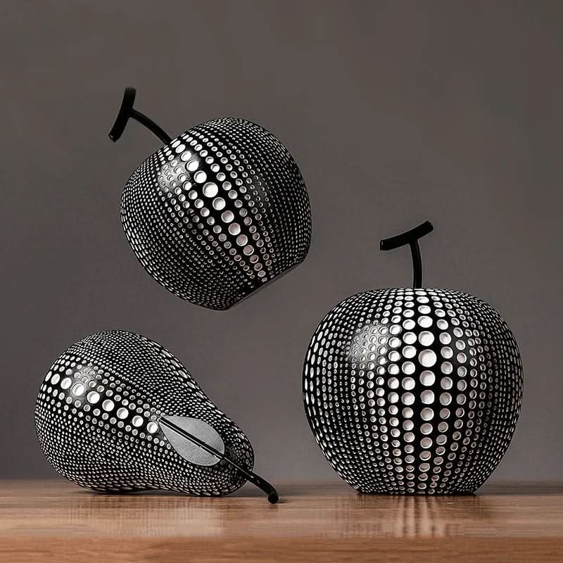 Cute Polka Dot Apple Decor Figurine