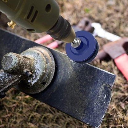Fast Lawn Mower Blade Sharpener Tool