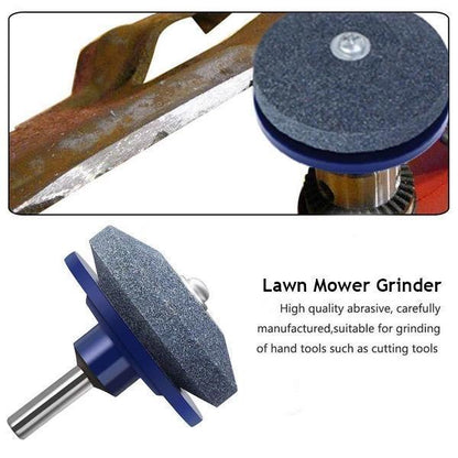 Fast Lawn Mower Blade Sharpener Tool