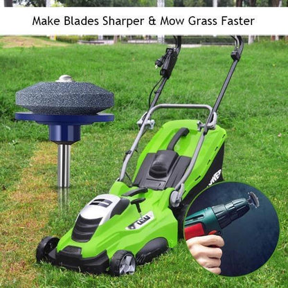 Fast Lawn Mower Blade Sharpener Tool