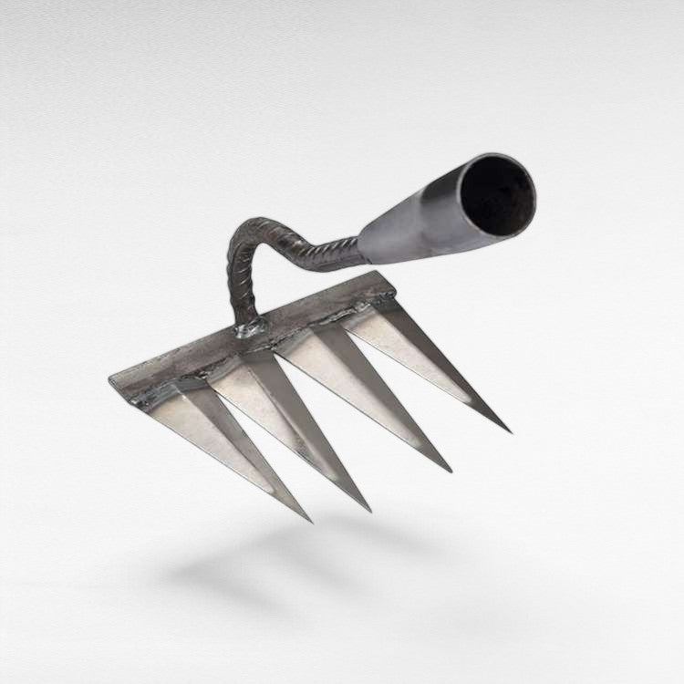 Durable Metal Yard Rake - Fesara