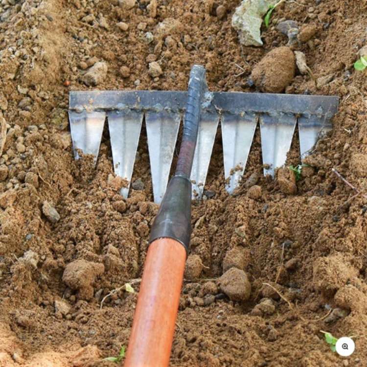 Durable Metal Yard Rake
