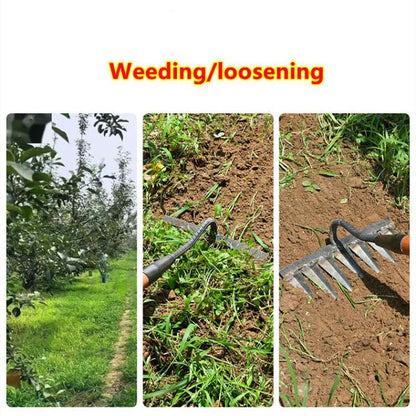 Durable Metal Yard Rake
