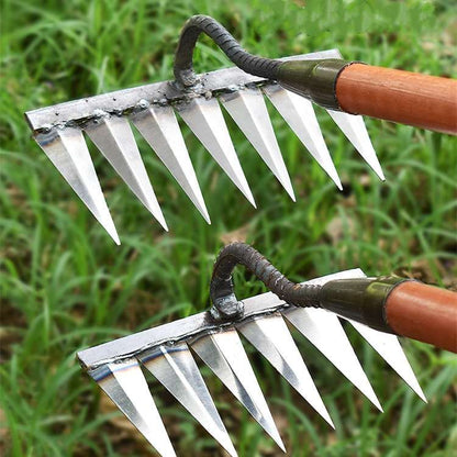 Durable Metal Yard Rake
