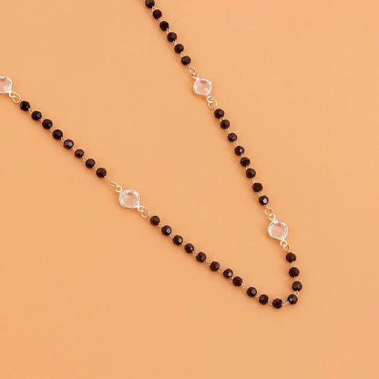Sparkling Multi Layer Crystal Choker Necklace