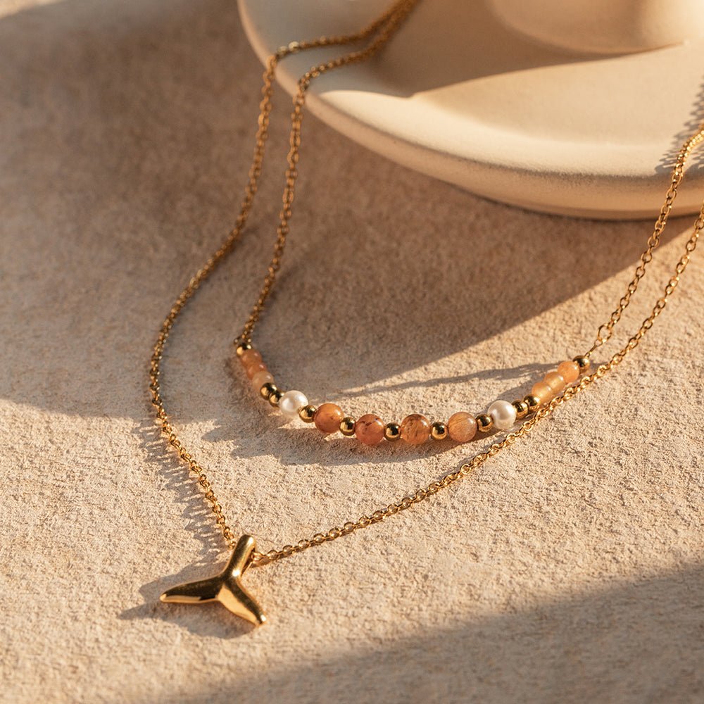 Nature Inspired Ocean Whale Pendant Necklace
