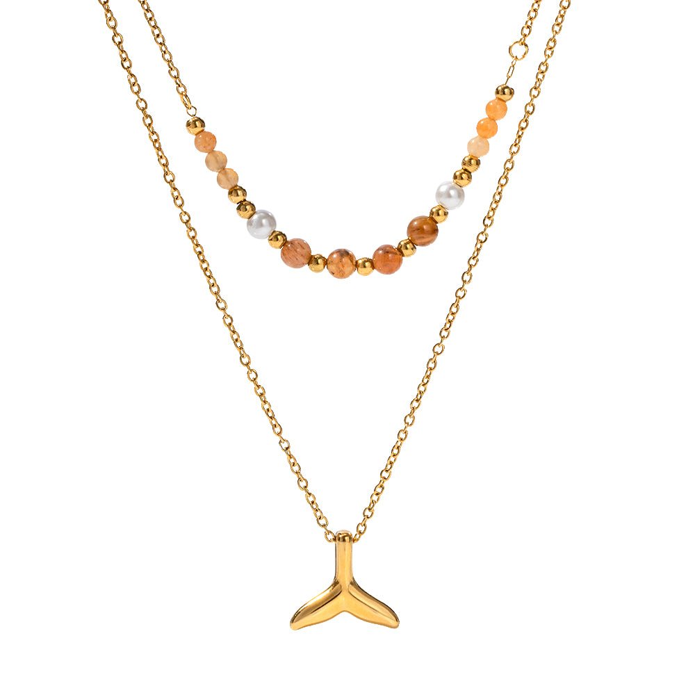 Nature Inspired Ocean Whale Pendant Necklace
