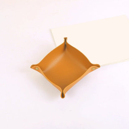Luxury Leather Desk Organizer Tray