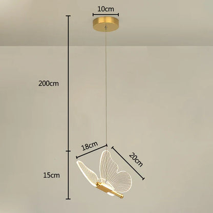 Beautiful LED Butterfly Hanging Light