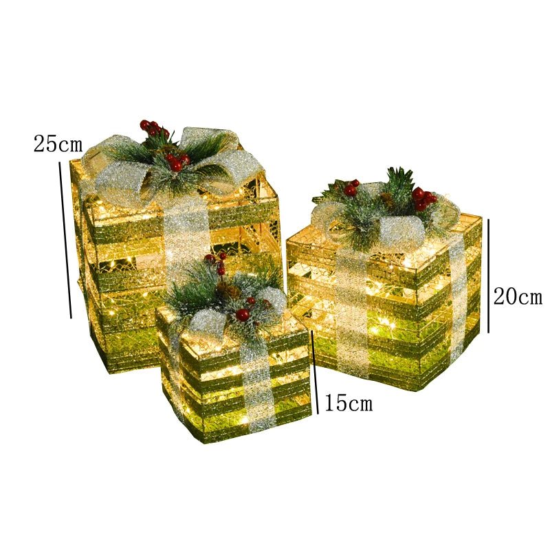 Colorful LED Christmas Tree Decorations Set