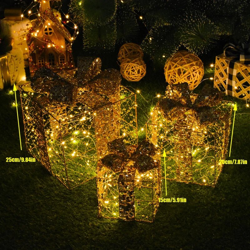 Colorful LED Christmas Tree Decorations Set