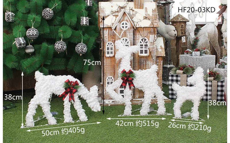 Colorful LED Christmas Tree Decorations Set