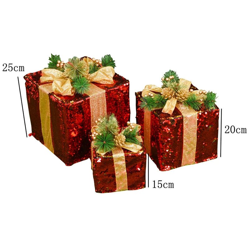 Colorful LED Christmas Tree Decorations Set